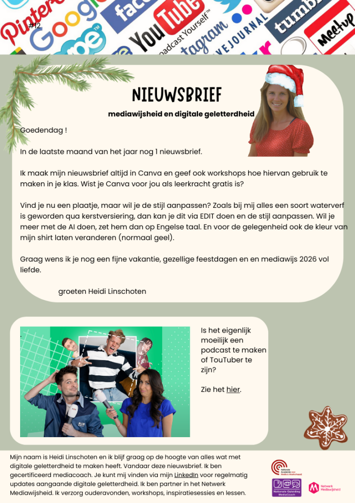 mail me op mediawijsheidcoachwageningen@gmail.com voor de hele nieuwsbrief